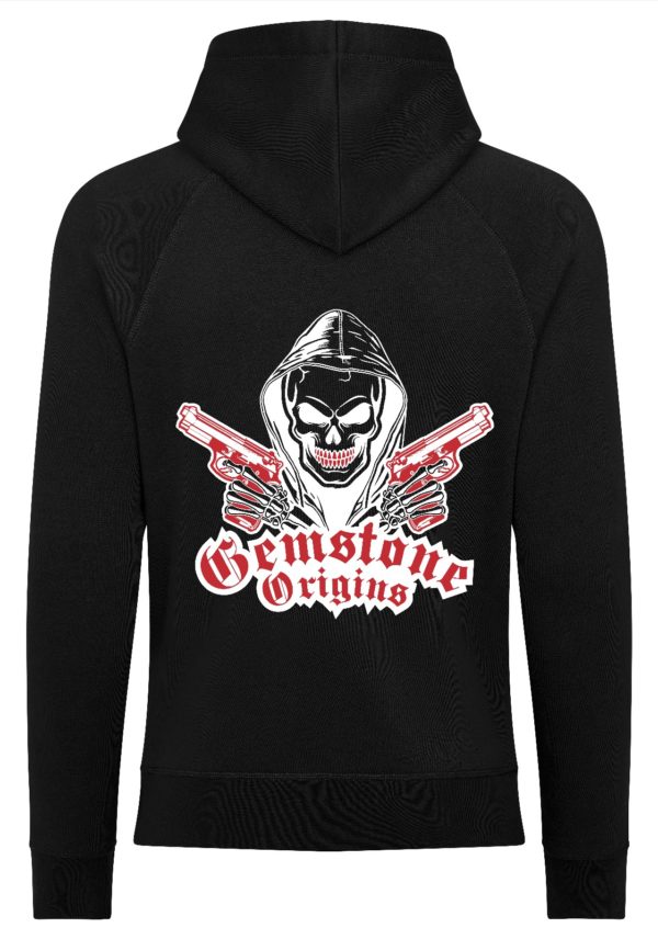 Totenkopf Gangster Hoodie – Bild 2